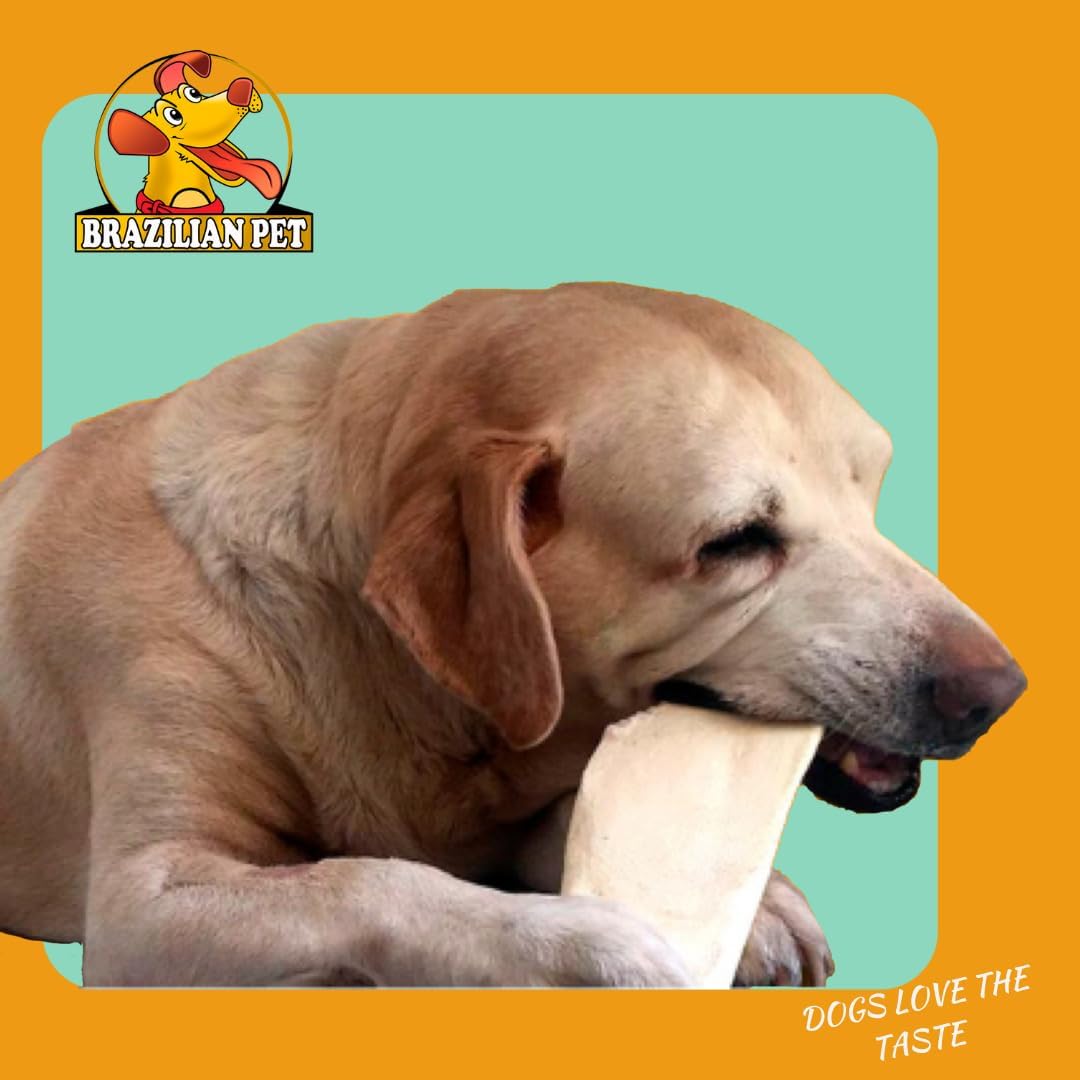 Brazilian Pet Premium Thick Cut Chips, Wholegrain Rawhide (Last Much Longer Than Traditional Chips). 100% Natural. Great Behavioral Dog Chew Treat Solution. No Preservatives. (5 Pounds)