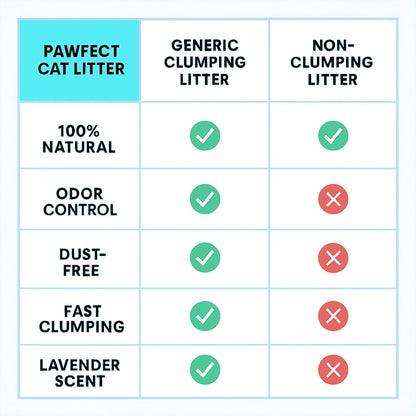 Lavender Scented Clumping Cat Litter – 17.2 lb / 9L, Dust-Free, Odor Control