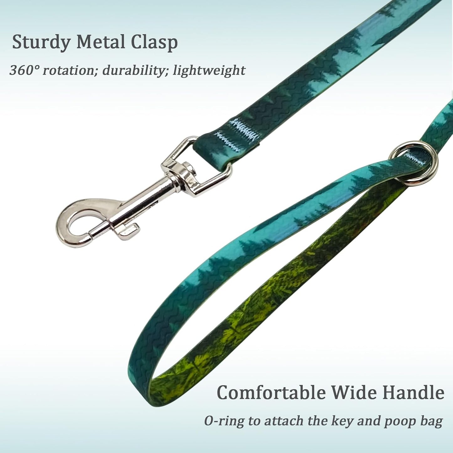 WYuZe 5 ft Puppy Leash for Small Dogs +7 FT Waterproof Dog Leash Odor-Proof Easy to Clean