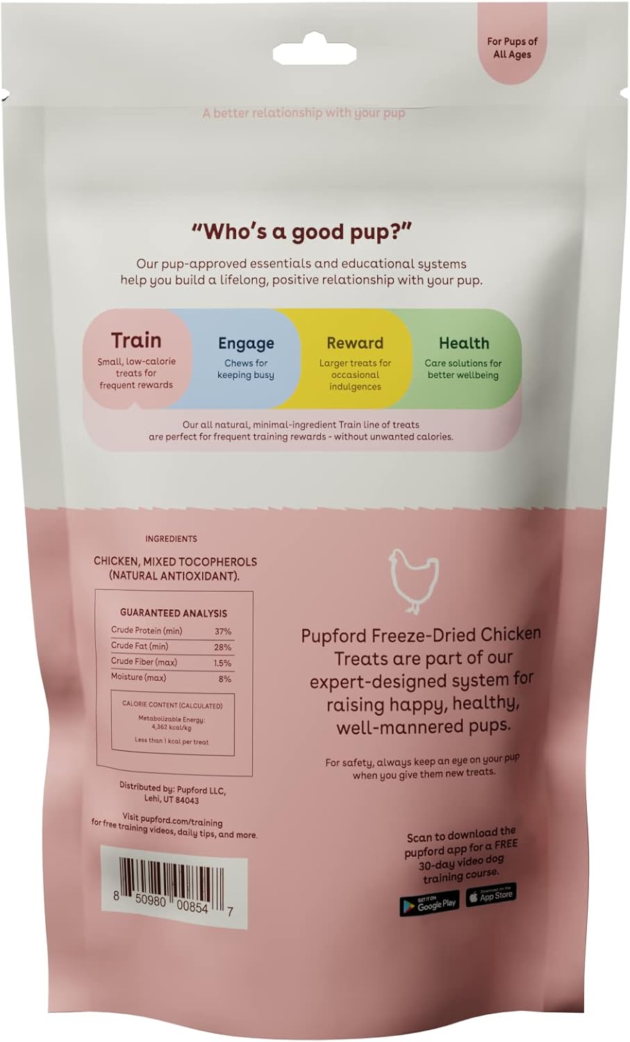 Pupford Freeze Dried Training Treats for Dogs& Puppies, 900+ Limited Ingredient Bites (Meat Bundle)