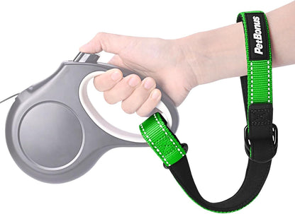 PetBonus Safety Wrist Strap for Retractable Dog Leash and Dog Seat Belt for Car