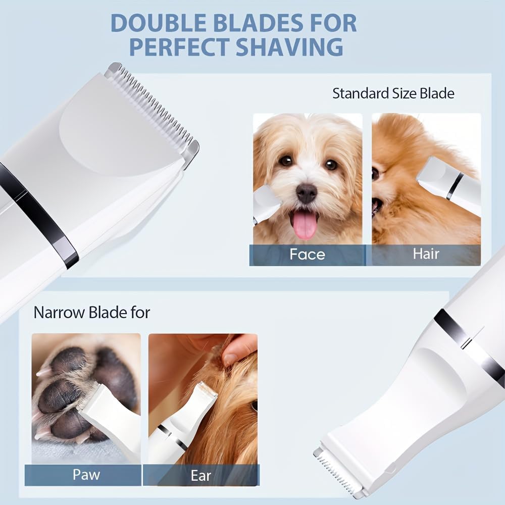 3 in 1 Electric pet Hair Clippers Shaver Nail Grinder Set Portable Safety pet Trimmer for Dogs Powered Made Plastic