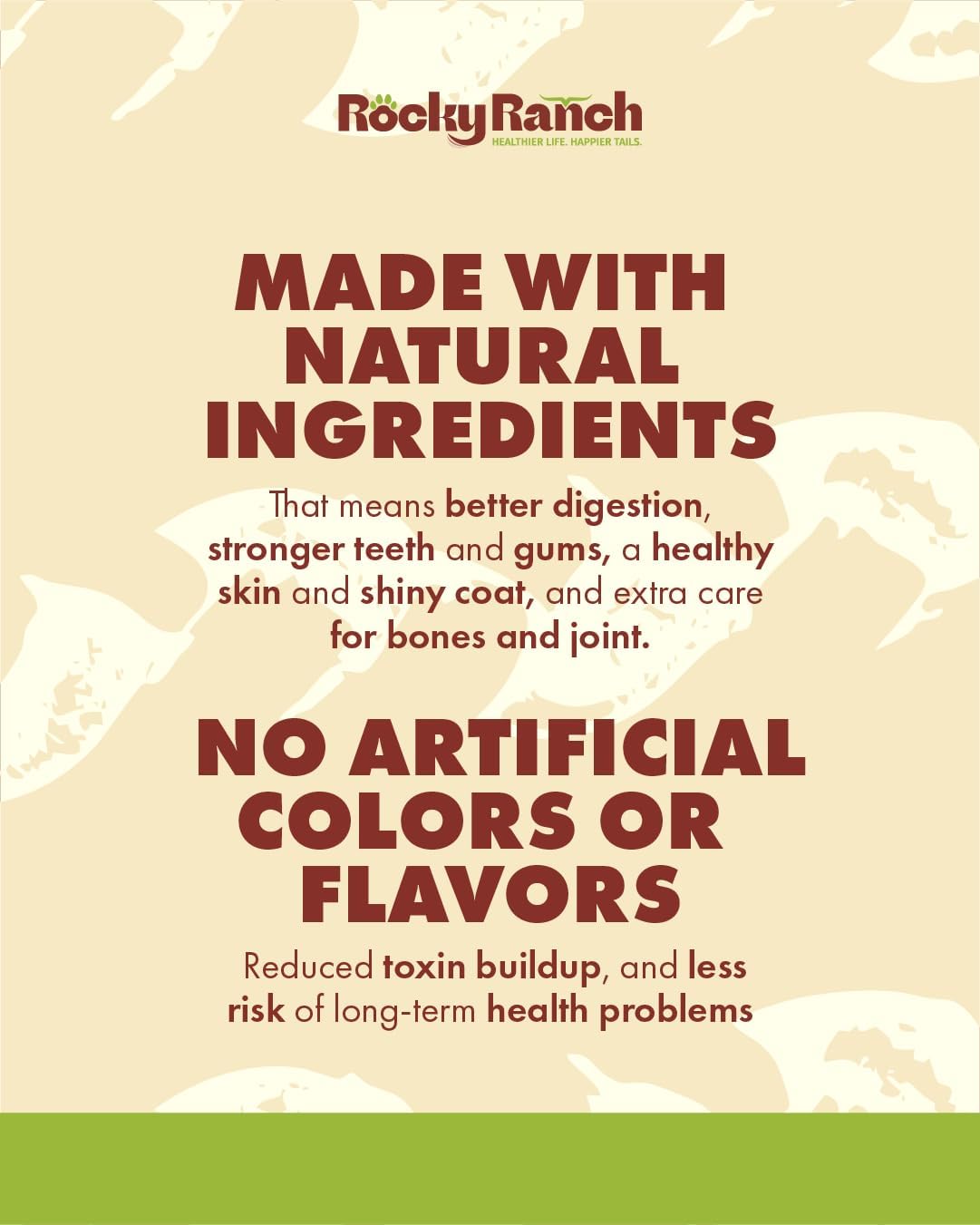 Rocky Ranch, Large Collagen and Bully Braided Stick, Beef Flavor, 3.53 oz, Adult Dog, Natural Chew Treats, Dental Care, High Protein. 1 Count. No additives