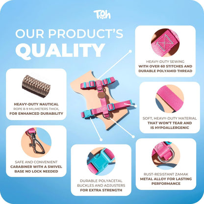 Dog Head Collar, Stylish Design with Buckle Closure, Easy to Use Puppy Dog Collar, Adjustable Dog Halters Suitable for Dogs Training Outdoor Walking (Black, Small)