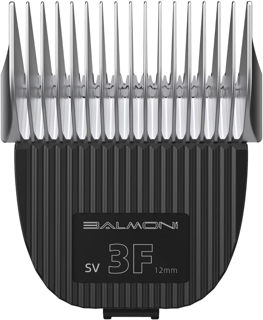 Detachable 3F Clipper Blade Macaroon Series – 12mm (1/2") Cutting Length, Built-in Guide Comb Effect, Stainless Steel Edge, Not Compatible with 5-in-1 Clippers