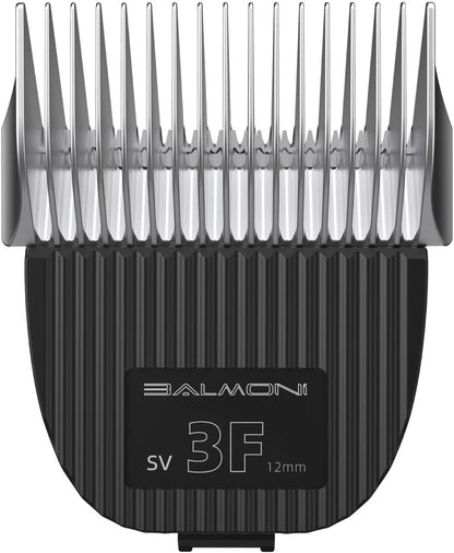 Detachable 3F Clipper Blade Macaroon Series – 12mm (1/2") Cutting Length, Built-in Guide Comb Effect, Stainless Steel Edge, Not Compatible with 5-in-1 Clippers