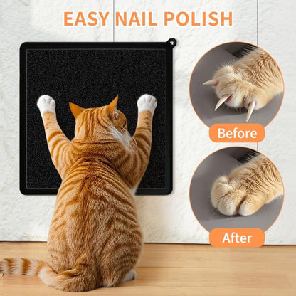 Silicone Pet Nail Care Pad Claw Scratch Board for Dog and Cat File Toy Replaceable Sandpaper to Shorten a Pet Nail