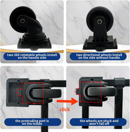 Extra Large Cat Carrier Soft Sided with Wheels Folding Small Medium Dog Pet Carrier 24"x16.5"x16" Travel Collapsible Ventilated Comfortable Design Portable Vehicle