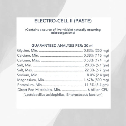 MVP Electro-Cell II Electrolyte Paste (2 dose tube) with probiotics for Horses