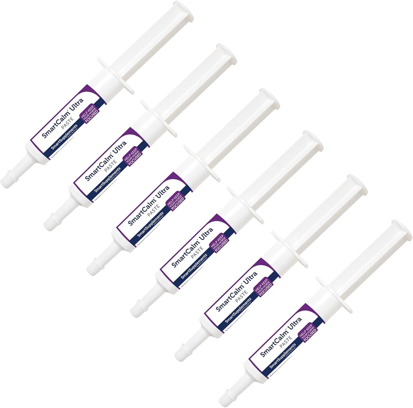 SmartEquine SmartCalm Pellets & SmartCalm Ultra Paste 6 Tubes Bundle, Horse Calming Supplement | No Added Sugar Or Herbs, Dietary Equine Supplement