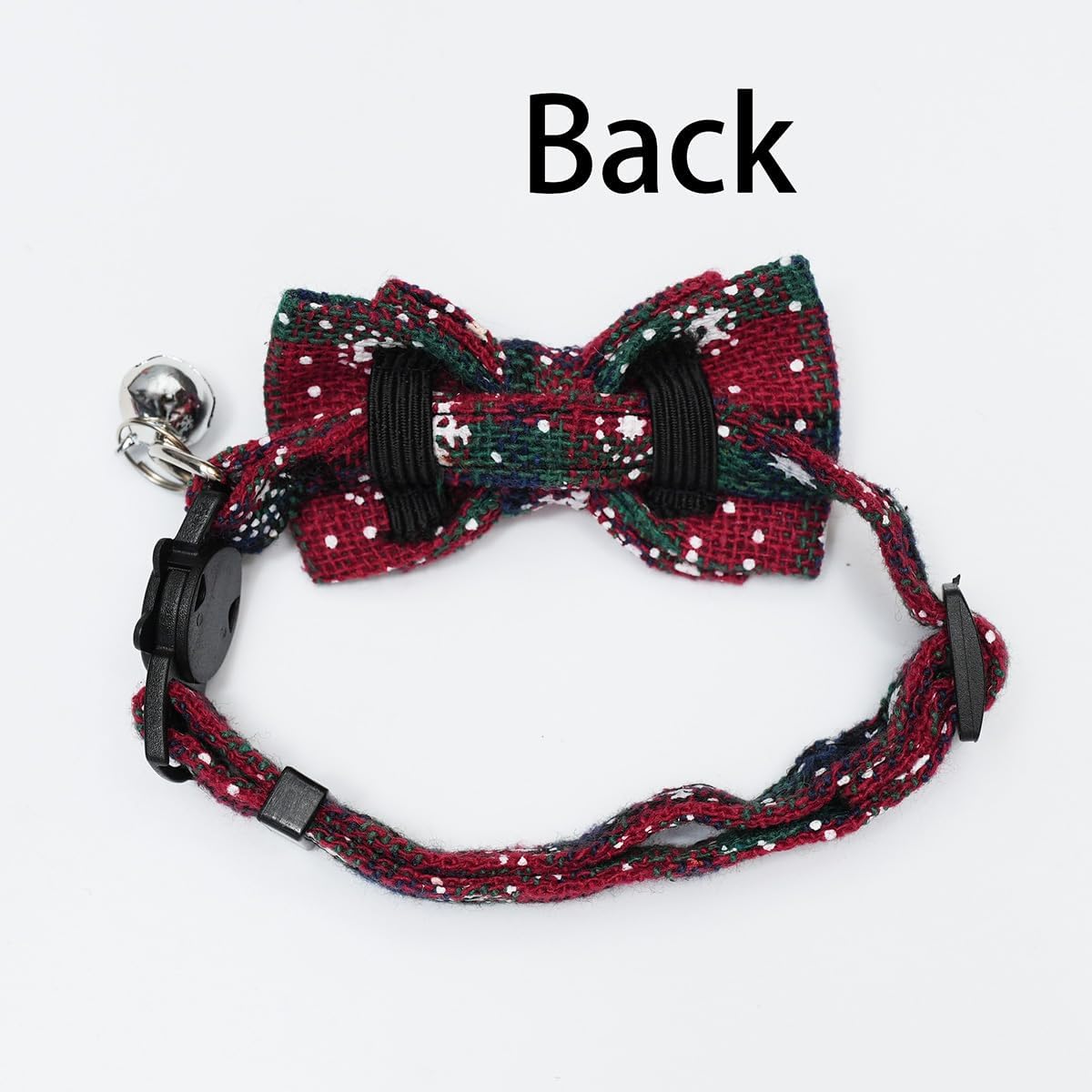 1 x Bow Bell Small Animal Collar Christmas Decoration Small Dog Kitten Collar
