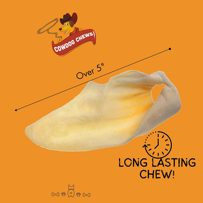 Cowdog Chews Premium Cow Ears for Dogs (25 Pack) – 100% Natural, Safe & Digestible, Collagen Rich, Long Lasting Chews for Healthy Teeth