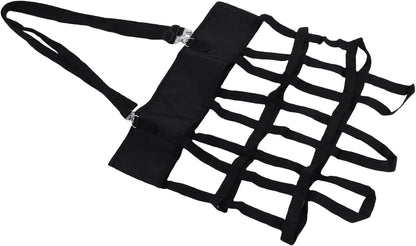 Pssopp Horse Stall Box Fan Holder, Stall & Muck Supplies Strength Safe Hanging Fan Bag for Horse Stable Riding Arenas Ranch Box Holder, Adjustable High Hanging Web