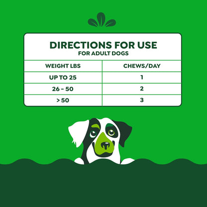 Greenies Supplements Digestive Health Probiotics for Dogs Chicken Flavor, 15.6 oz. Tub of 80 ct.