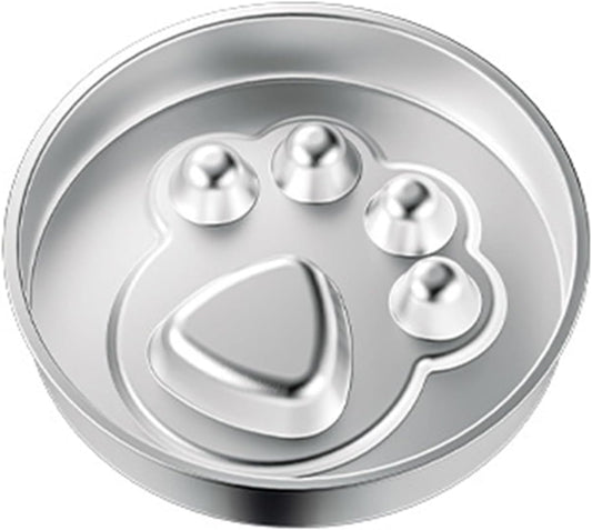 PAKEWAY 304 Stainless Steel Slow Feeder Dog Bowls - Dog Food Bowl, Easy to Clean, Large Capacity, Non-Slip Base Suitable for All Breeds of Dogs.