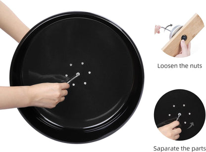 Niteangel Silent Chinchilla Exercise Wheel - 13.8'' Large Activity Running Small Animal Wheel for Chinchilla Degu or Other Similar-Sized Pets