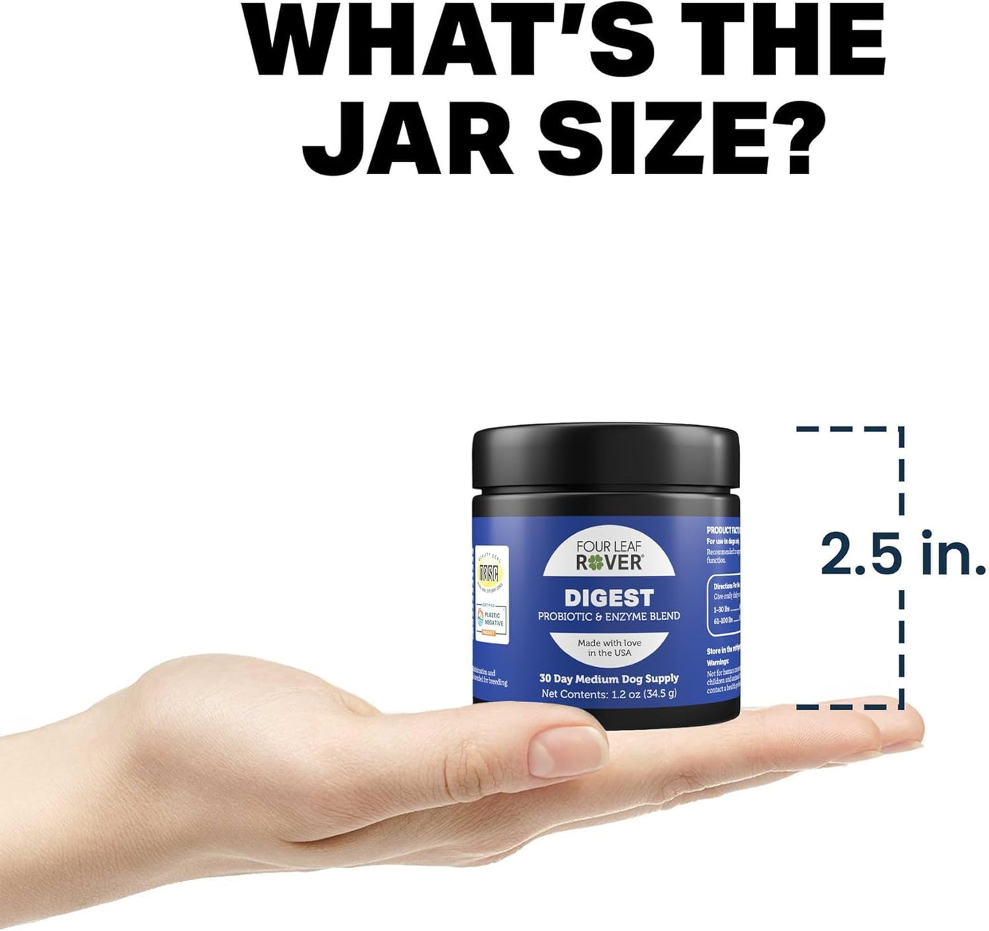 Four Leaf Rover Organ Care - Dog Digestive Support with Digestive Enzymes and Probiotics - Supports a Healthy Liver - Veterinarian Formulated - 30 Day Medium Dog Supply