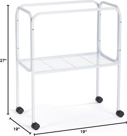 Prevue Pet Products 447 Bird Cage Stand for 26" x 14" Base Flight Cages, White