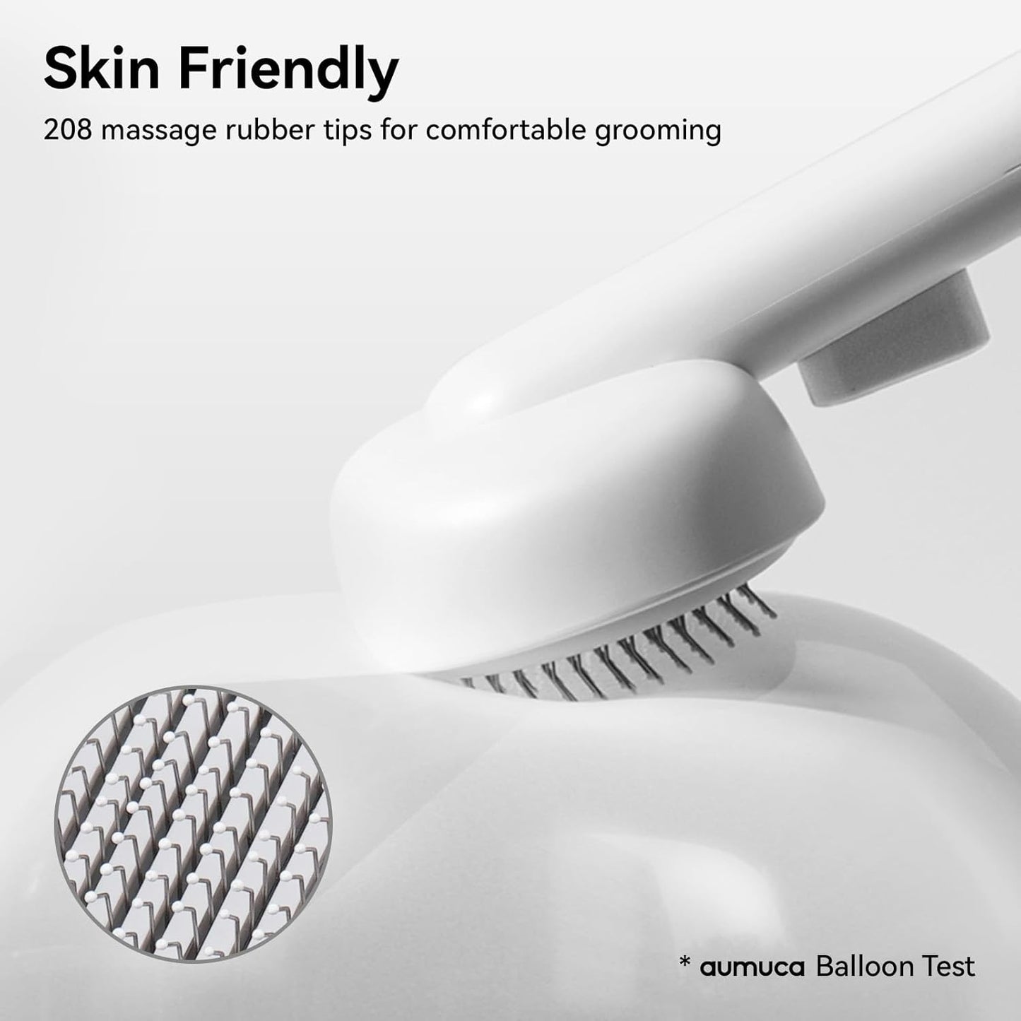 Aumuca Cat Brush for Shedding, Cat Brushes for Indoor Cats, Cat Brush for Long or Short Haired Cats, Cat Grooming Brush Cat Comb for Kitten Rabbit Massage Removes Loose Fur