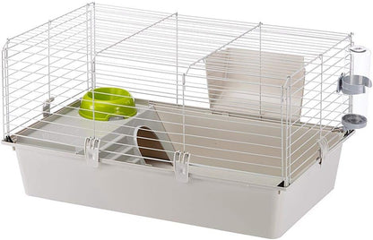 Ferplast Cavie Guinea Pig Cage & Rabbit Cage | Pet Cage Includes All Accessories to Get You Started & a 1-Year Warranty