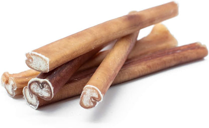 Bully Bunches Premium 6 Inch Standard Odor-Free Bully Sticks for Small to Medium Dogs & Puppies - Long Lasting Chews for Oral Care - All Natural, 100% Beef Dog Treats, Rawhide Free (5 Pack)