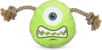 Disney for Pets Disney and Pixar's Monsters, Inc. Mike 9" Rope Head Toy for Dogs | Mike Dog Toy | Monsters Inc Movie Toys for All Dogs, Official Dog Toy Product of Disney and Pixar for Pets