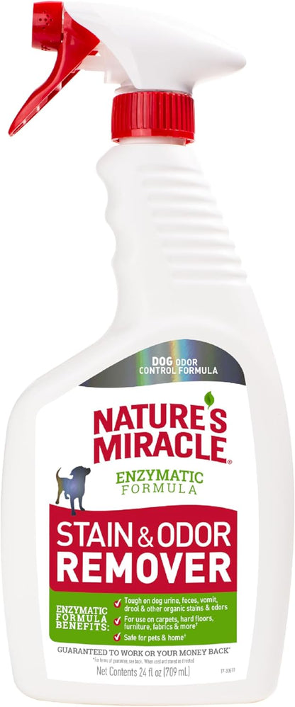 Nature's Miracle Dog Stain and Odor Remover, Everyday Mess Enzymatic Formula, 24 fl oz