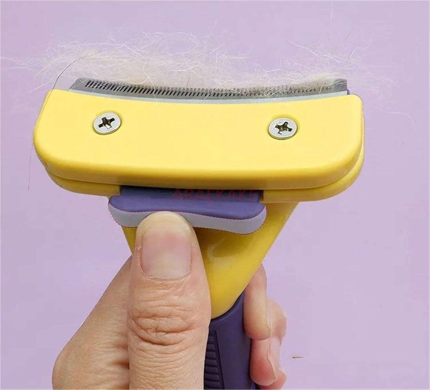 Pet Brush Comb Pet Grooming Tool -Soft Bristle & Needle Combination Brush, Ideal for Small Animal Care(Color7)