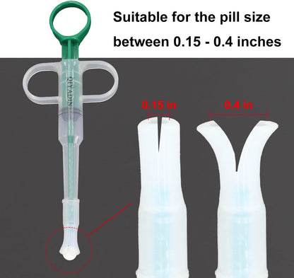 Cat Pill Shooter Pet Piller Gun Dog Pill Shooter Cat Tablet Soft Tip Syringe Pet Medical Feeding Dispenser Tool for Small Animal