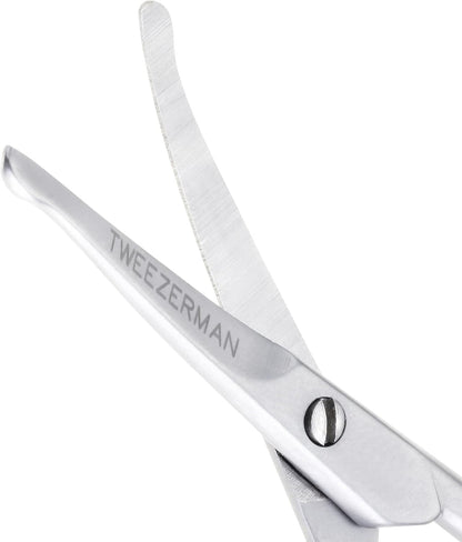 Tweezerman Pet Grooming Scissors, Stainless Steel Rounded Tip Trimming Shears for Dogs and Cats