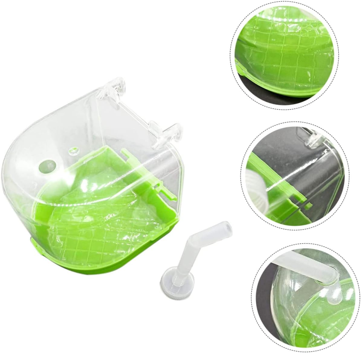 Bird Bathing Tub for Parrots Outdoor Hanging Bird Bath Basin for Parakeets Cockatiels and Budgies