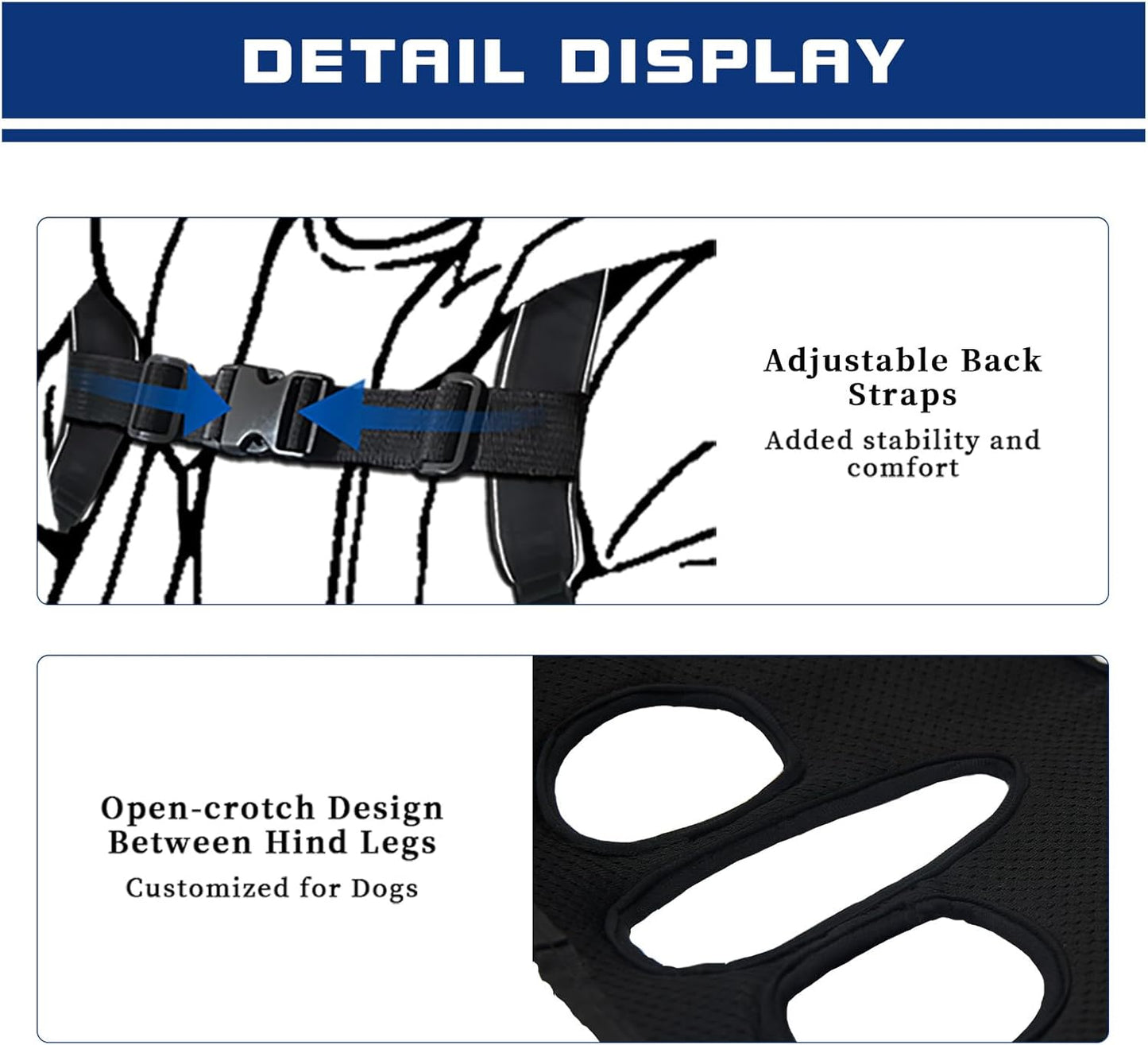 FCT Dog Backpack Carrier - Spine-Friendly for Small to Midium Dogs (8-18 lbs), Horizontal Design Dog Carrier with Adjustable Back Straps,Legs-Out Comfort for Travel/Hiking/Cycling (Black, Size M)
