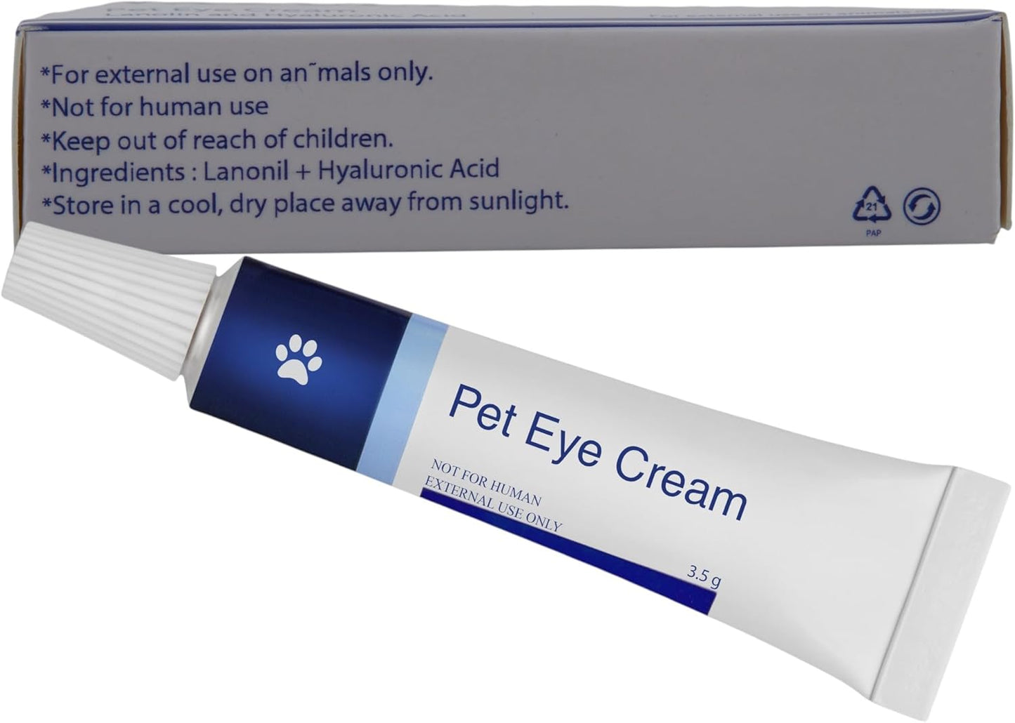 Pet Eye Cream for Dogs, Cats, Cattle, Sheep, Horses, Birds and Puppies, Kittens - 1 Pack