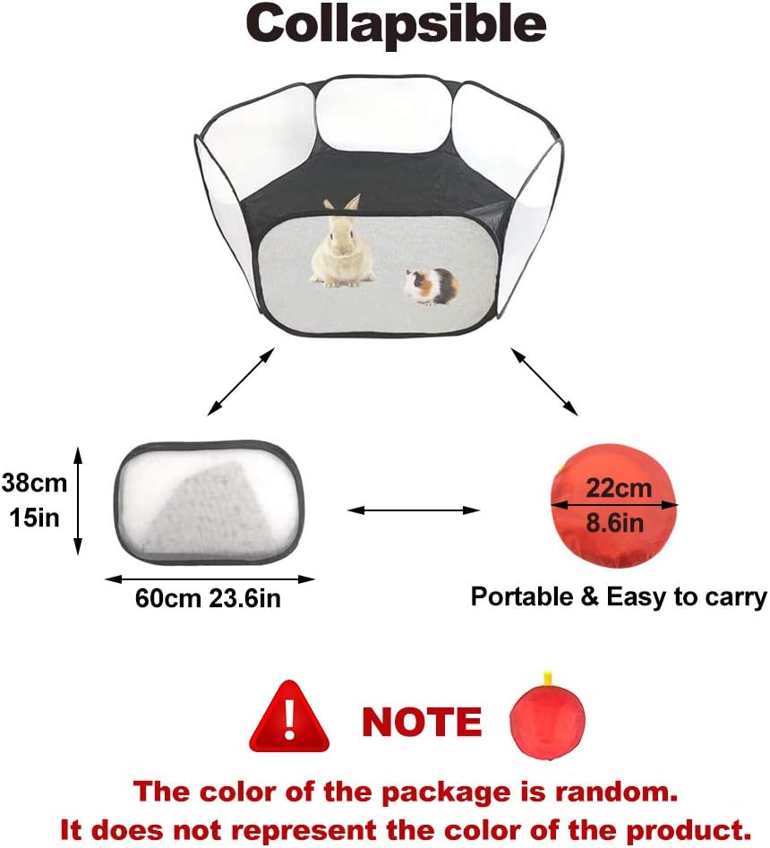 Amakunft 2 Pcs Large Guinea Pig Bed Mat, Rabbit Sleep Bed, 17.7x13.7x2 Inches, Small Animal Playpen for Bunny/Chinchilla/Hedgehog