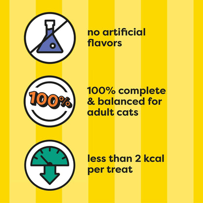 Temptations Classic Crunchy and Soft Cat Treats Feline Favorites Variety Pack, 3 oz. Pouches (Pack of 4)