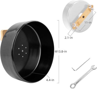 Niteangel Silent Chinchilla Exercise Wheel - 13.8'' Large Activity Running Small Animal Wheel for Chinchilla Degu or Other Similar-Sized Pets
