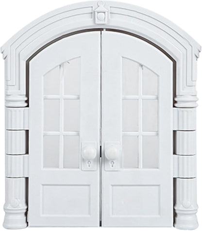 No-Flap Pet Door - Cat Dog Door, Exterior Access | Fits Laundry Room Bathroom Bedroom Basement Durable Safe Easy Install Weather Resistant Convenient Pet Supplies Secure Indoor Outdoor Entry