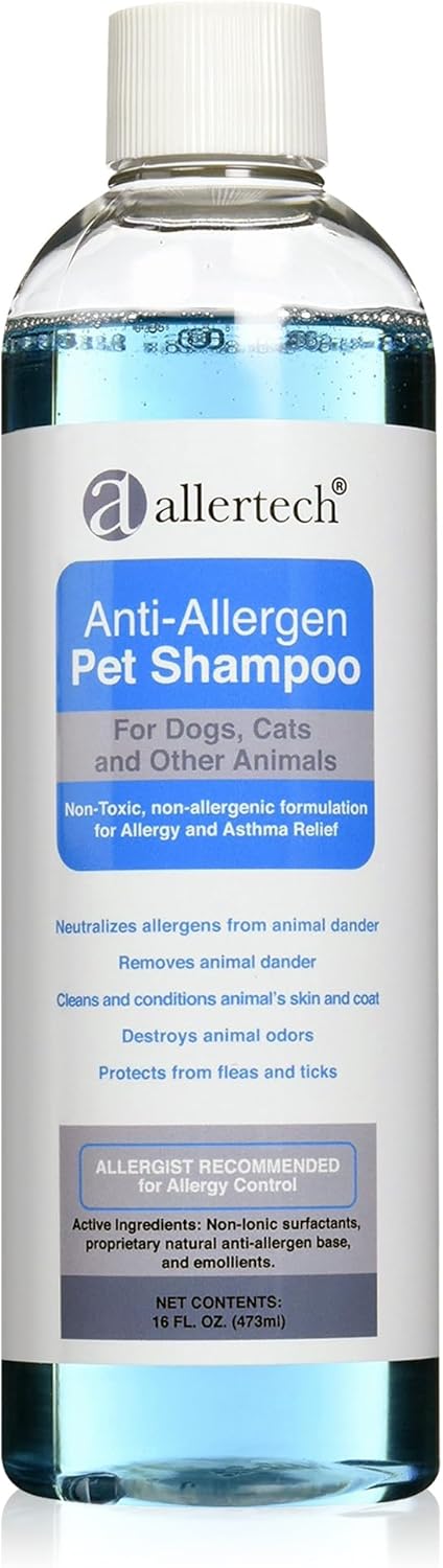 Allertech® Anti-Allergen Pet Shampoo 16-oz Bottle