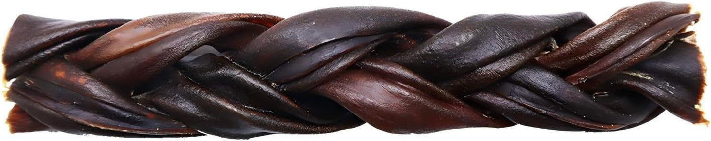 Jumbo Braided Collagen Sticks for Large Dogs, 5 Count 5-6 Inch Beef Collagen Dog Chews Long Lasting, Dog Treats for Aggressive Chewers & Bully Stick Alternative