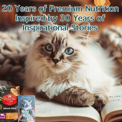 Chicken Soup for the Soul All Natural Premium Grain-Free All Life Stage Dry Cat Food, Real Meat First Ingredient, No By-Products, Supports Immune & GI Health, Chicken & Legumes, 4lb