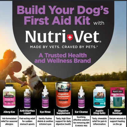 Nutri-Vet Anti-Diarrhea Liquid for Dogs and Puppies, Puppy Supplements for Digestive Health, Dog Essentials for Gut Support, Pet Vitamins, Probiotic Alternative, Puppy Supplies, Made in USA, 4oz