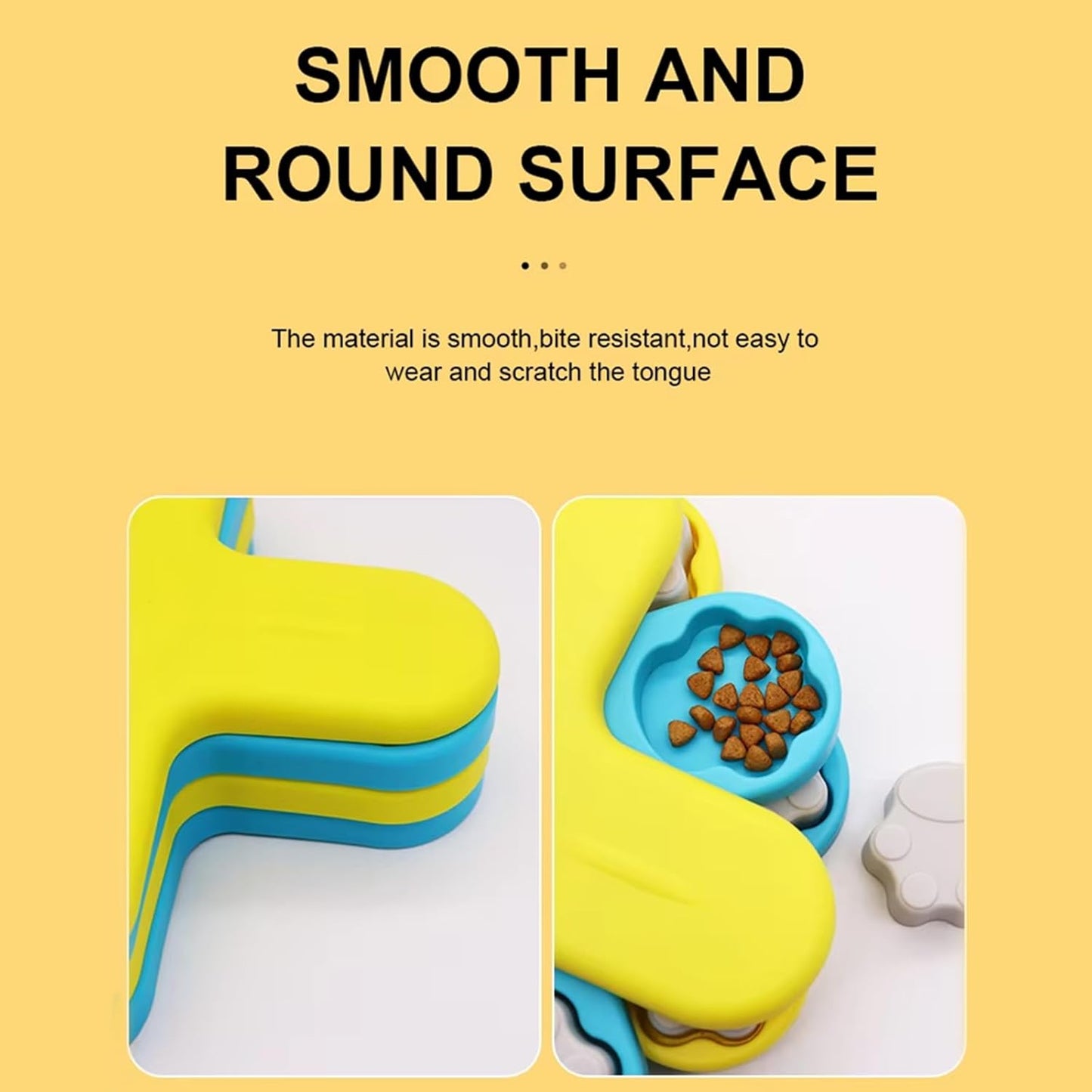 Dog Puzzle Toys for Smart Dogs Feeder, Dog Games Puzzle Toys. Meal Distribution and Entertainment, an Interesting Slow Feeder Suitable for Small and Med