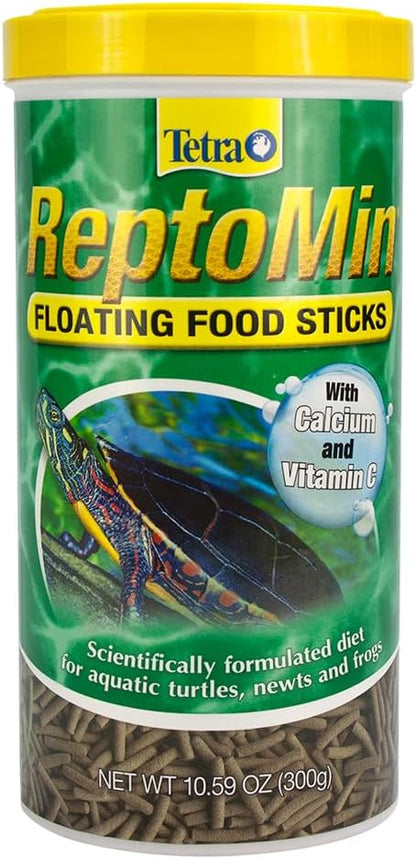 Tetra ReptoMin Floating Food Sticks, Food for Aquatic Turtles, Newts and Frogs, 10.59 oz (Pack of 1)
