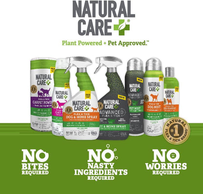 Natural Care Flea and Tick Spray for Dogs - Flea & Tick Treatment for Dogs - Flea & Tick Killer with Certified Natural Oils - 14 Ounces