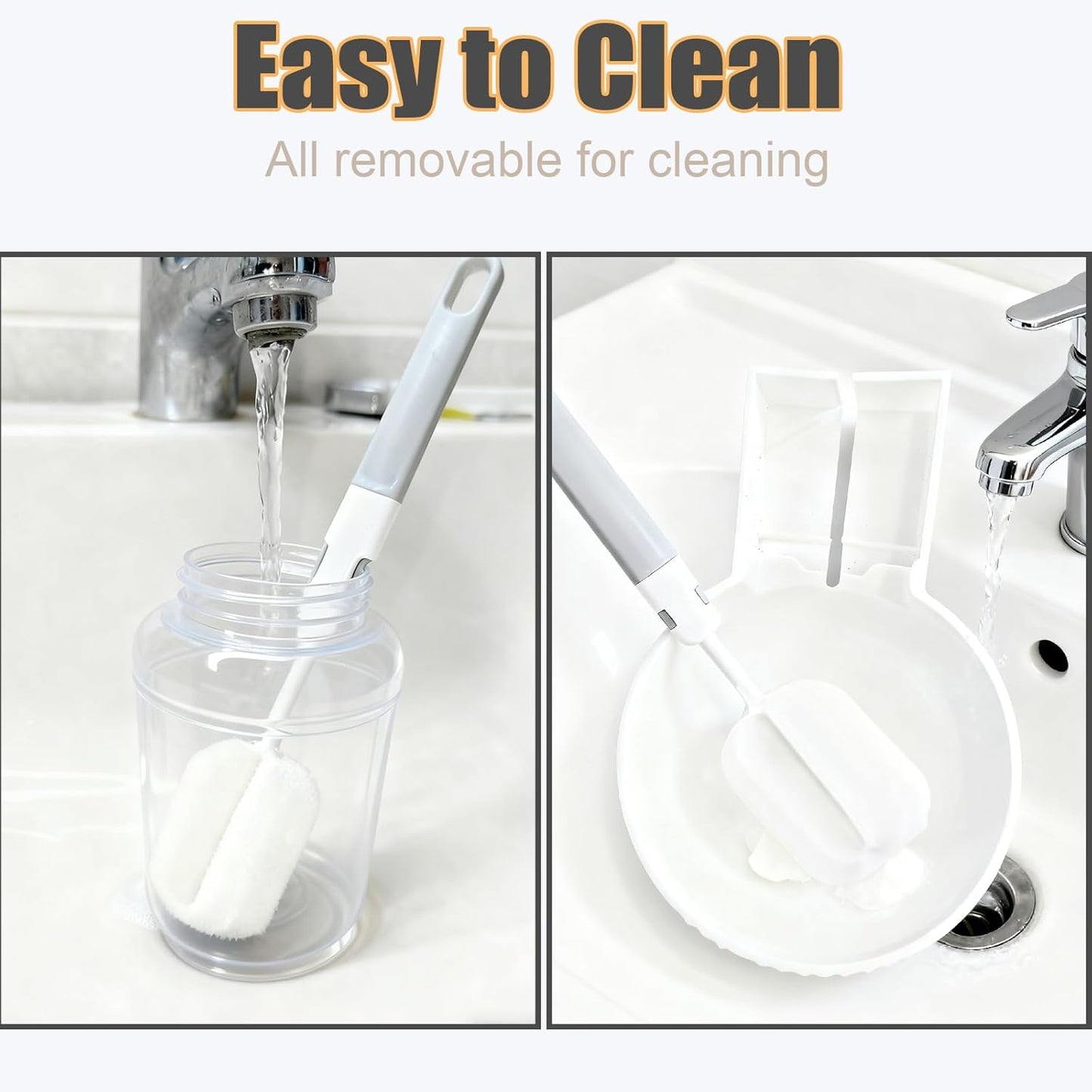 Rabbit Gravity Feeder Waterer Set Automatic Guinea Pig Food Water Dispenser Food Water Bowl Feeding Station for Puppy Kitten Guinea Pigs Chinchilla Hedgehog Small Animals (Grey)