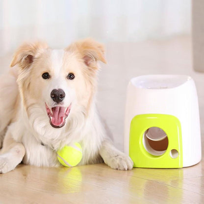 Dog Anxieties Relief Ball Launchers Treat Dispenser Toy Simple Operations for Various Portable Dog Toy