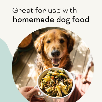 Perfect Powder – Multivitamin for Homemade Dog Food – Vet-Formulated, Whole Food Ingredients – Vegan, Non-GMO – Vitamins, Minerals, Omega-3s – 11 oz