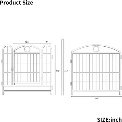 Dog Playpen Indoor 24 Inch 8 Panels Metal Dog Pen Pet Dog Fence Outdoor Exercise Pen with Doors Blue Rust-Resistant & Stable Indoor Outdoor Durable