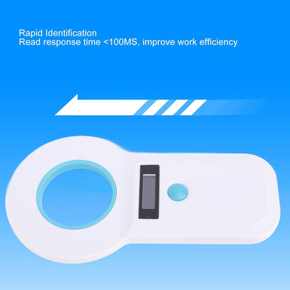 Garosa Dual Frequency Pet ID Reader 134.2kHz 125kHz Handheld Microchip Scanner with OLED Screen Bluetooth USB for Animal Shelter Veterinary Clinic Pet Owner