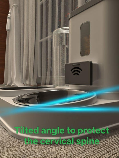 Green Living Pet Automatic Feeder,Water Feeder:Self-Balancing Environmental Feeder Solution